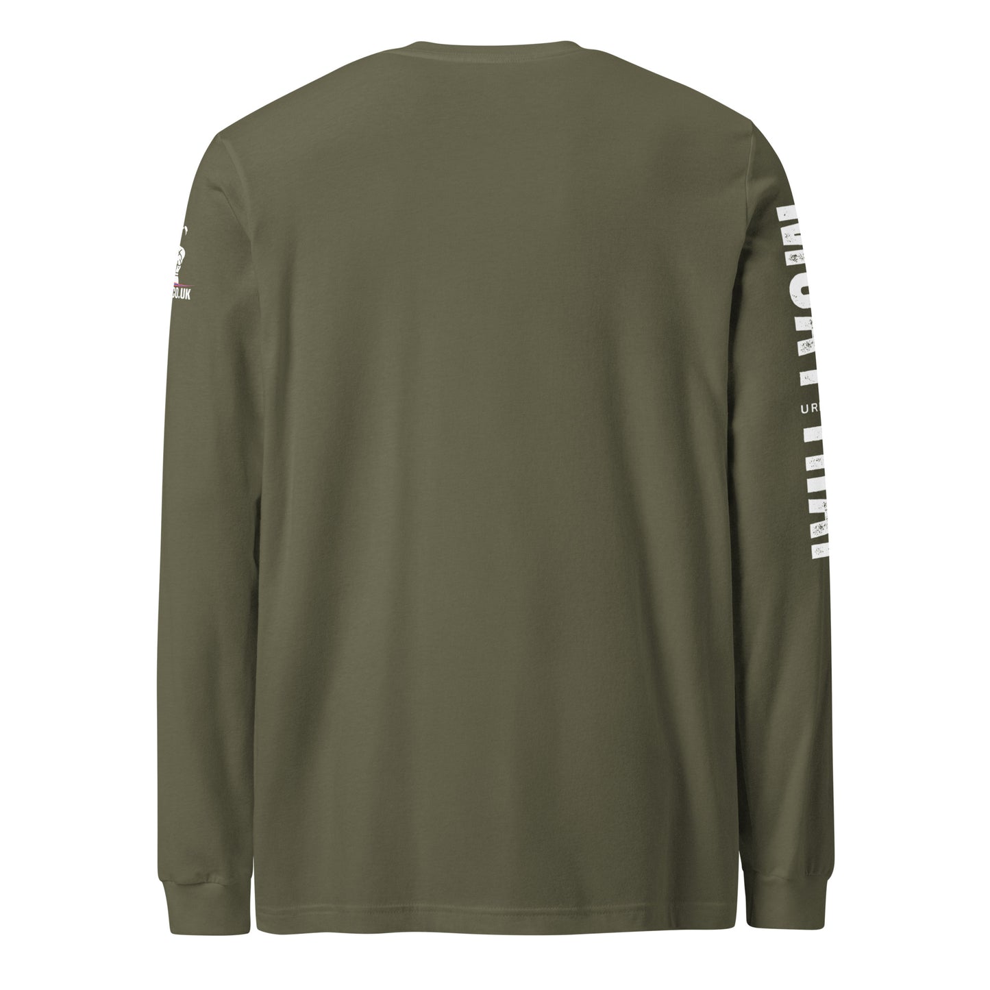 Muay Thai Long Sleeve Shirt - Military Green_MTUMT