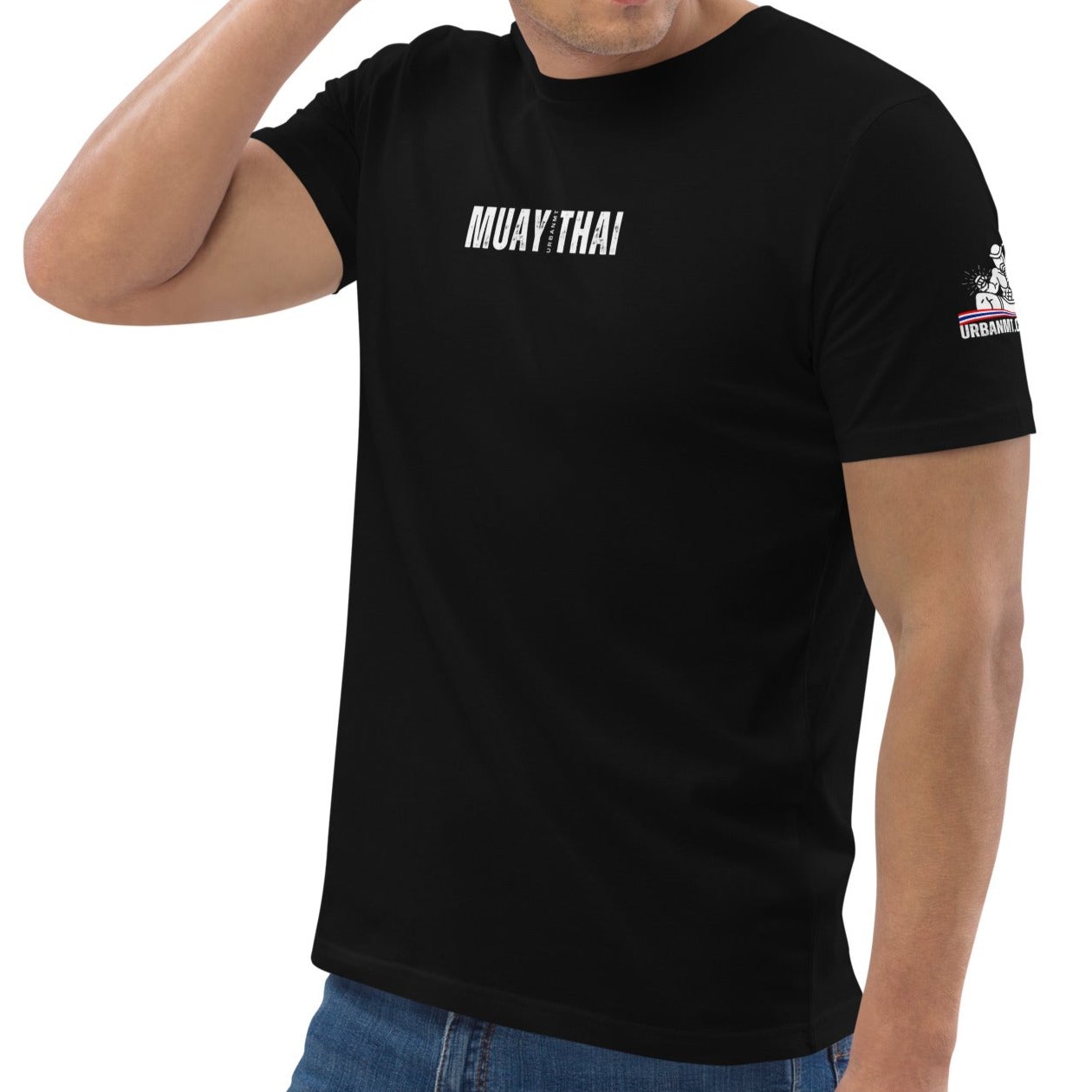 Muay Thai Regular Fit T-Shirt - Black_MTUMT