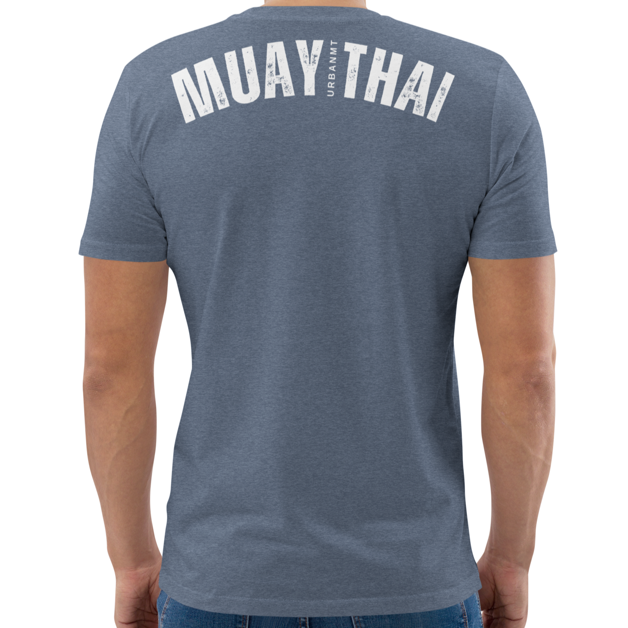 Muay Thai Regular Fit T-Shirt - Dark Heather Blue_MTUMT