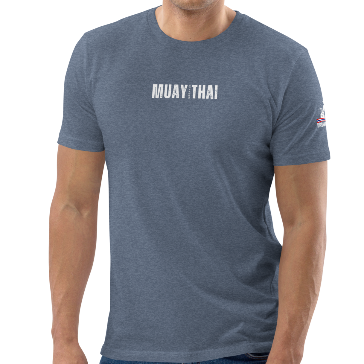 Muay Thai Regular Fit T-Shirt - Dark Heather Blue_MTUMT