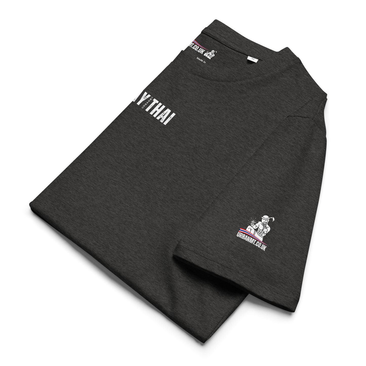 Muay Thai Regular Fit T-Shirt - Dark Heather Grey_MTUMT