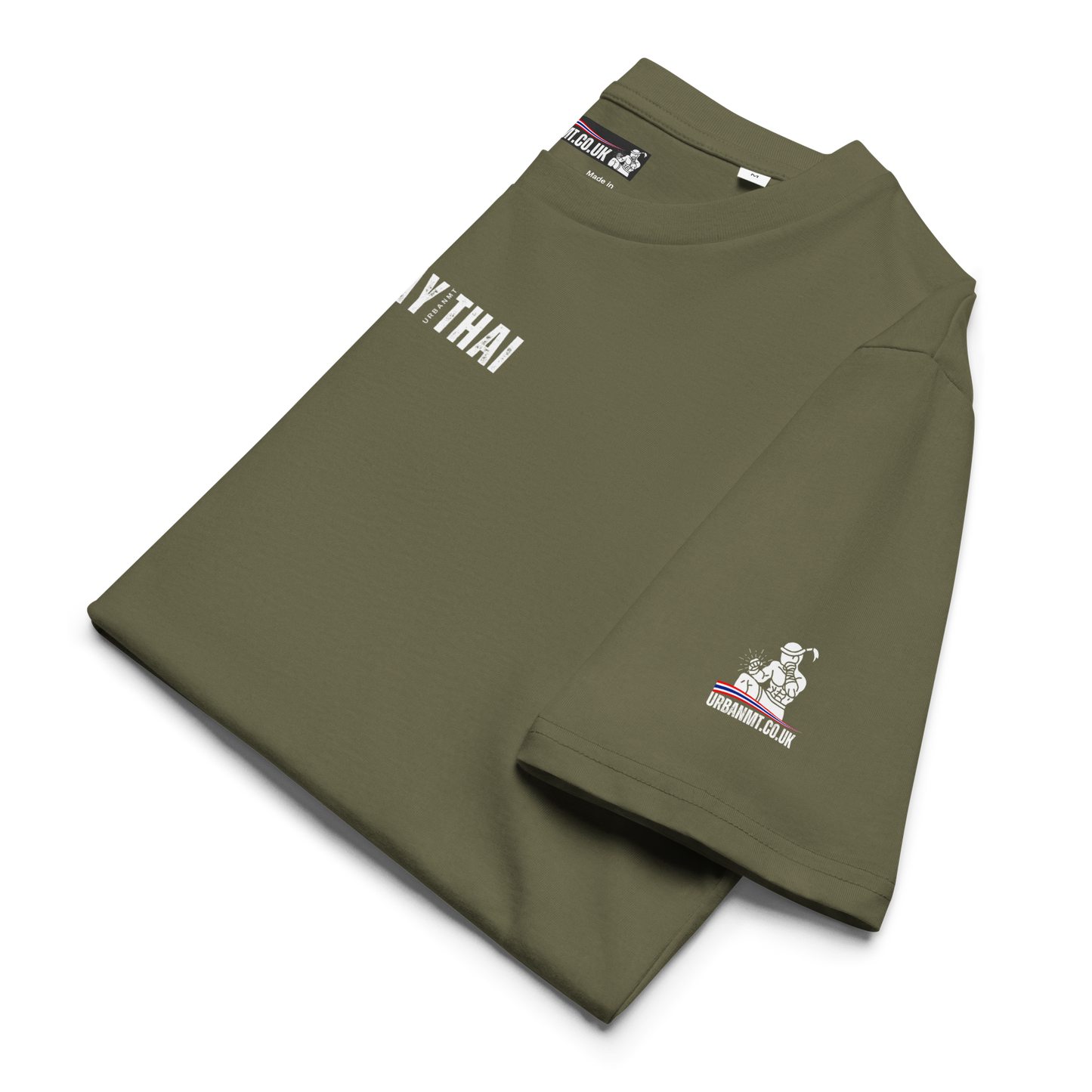 Muay Thai Regular Fit T-Shirt - Khaki_MTUMT