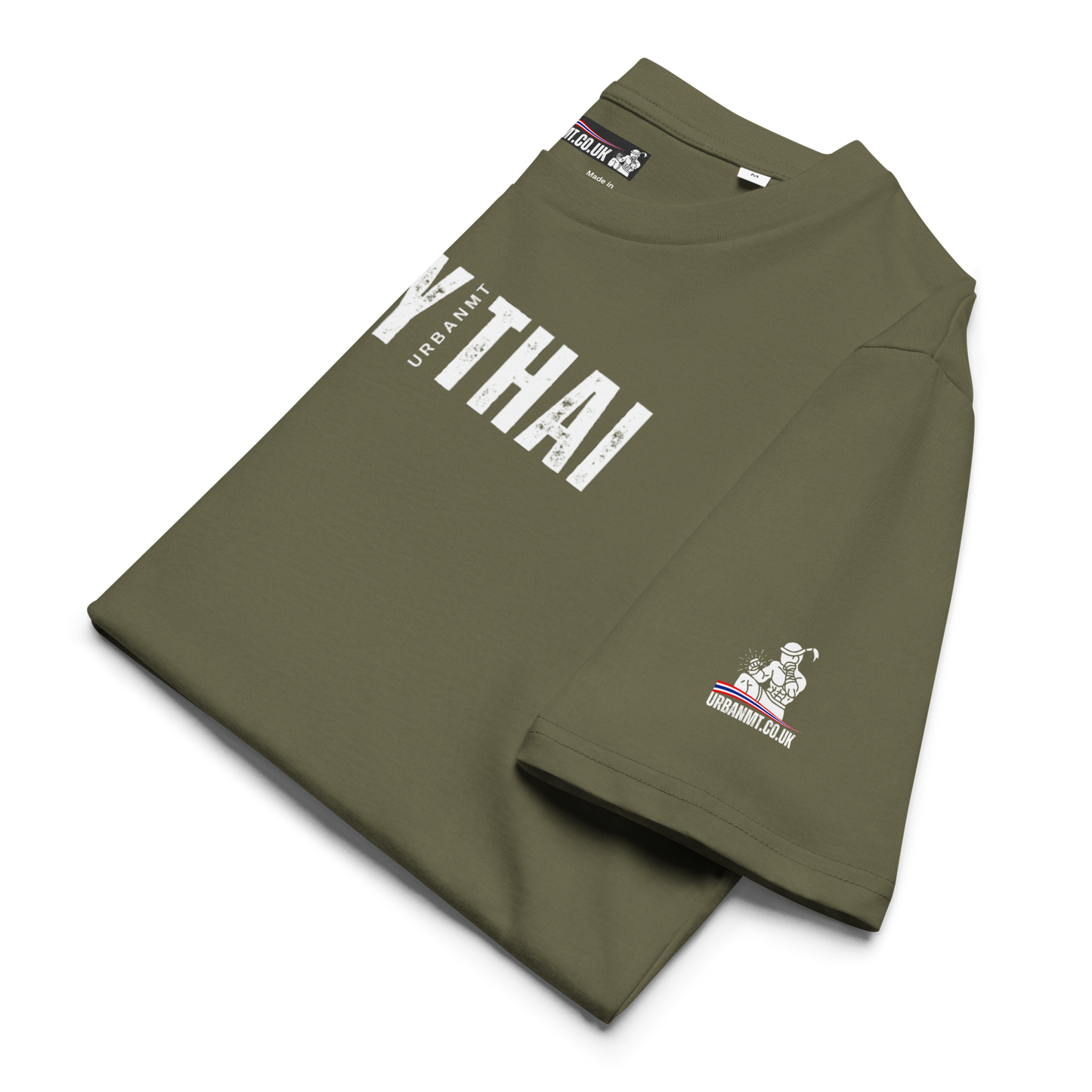 Muay Thai Regular Fit T-Shirt - Khaki_MTUMTL