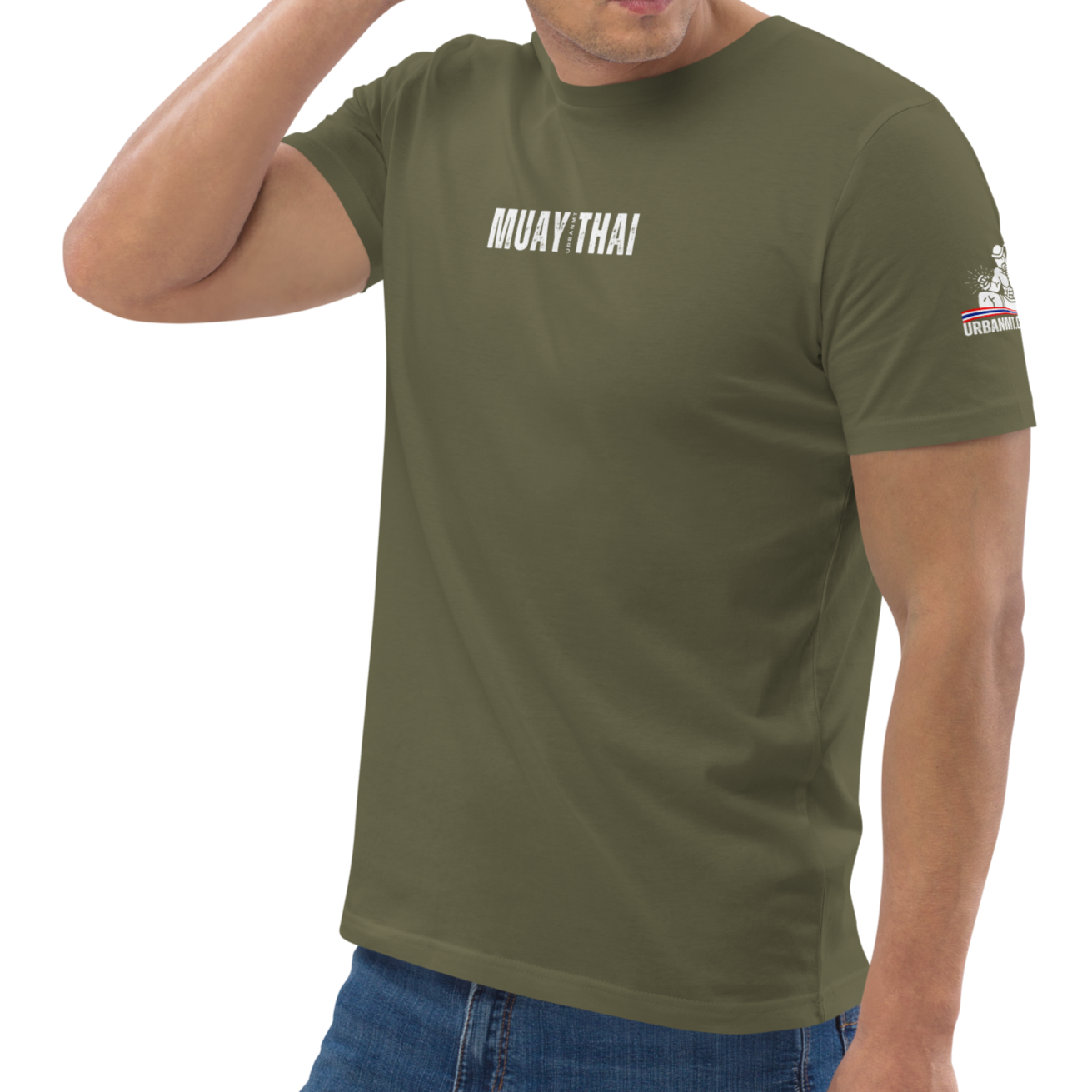 Muay Thai Regular Fit T-Shirt - Khaki_MTUMT