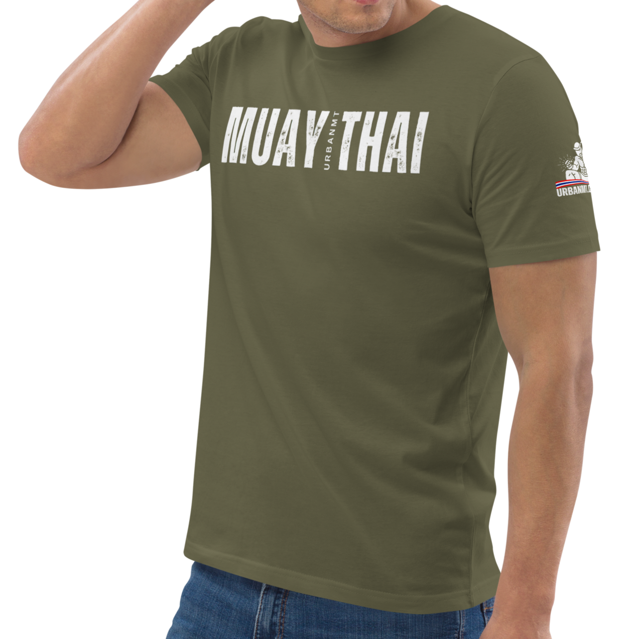 Muay Thai Regular Fit T-Shirt - Khaki_MTUMTL