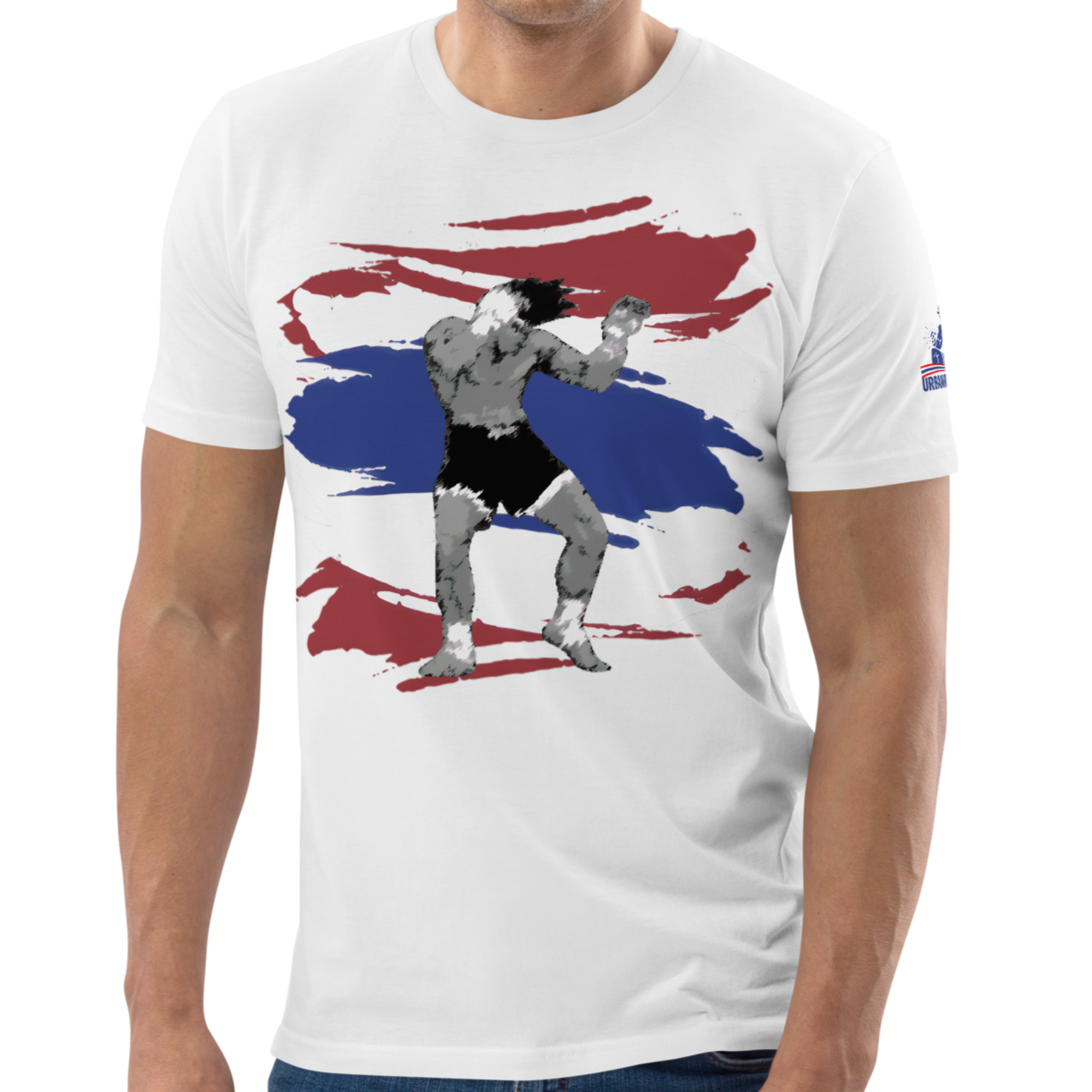 Muay Thai Regular Fit T-Shirt - White_FPS1