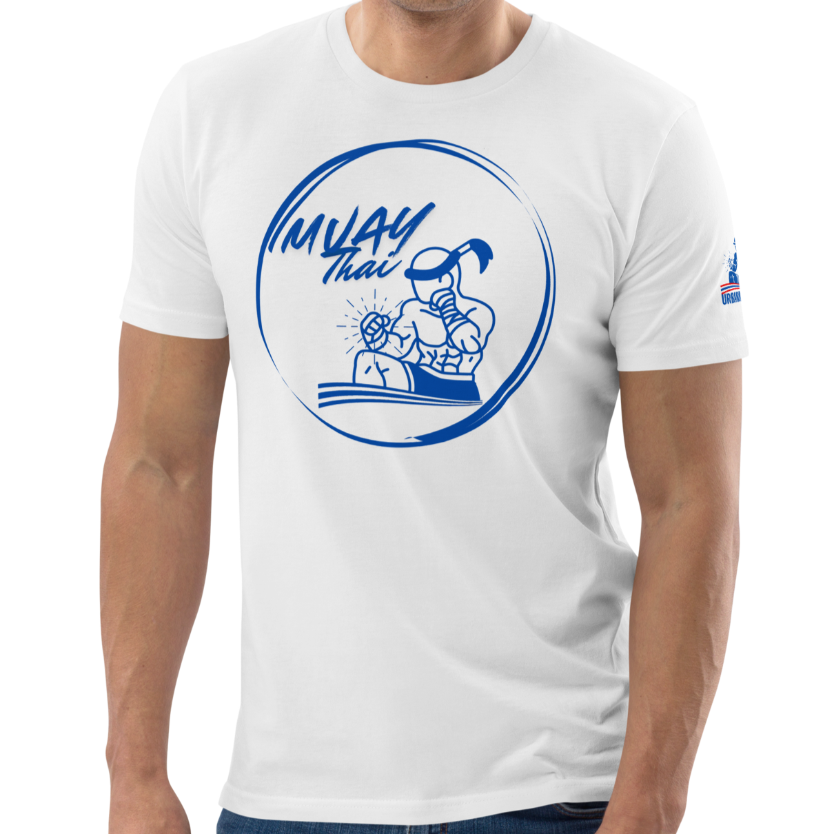 Muay Thai Regular Fit T-Shirt - White_BF1