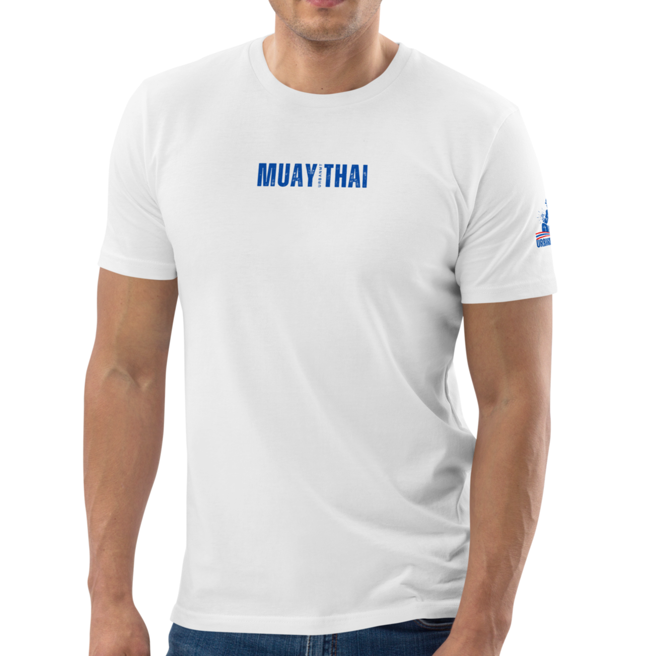 Muay Thai Regular Fit T-Shirt - White_MTUMTB