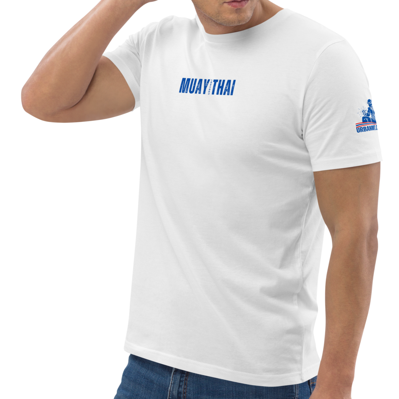 Muay Thai Regular Fit T-Shirt - White_MTUMTB