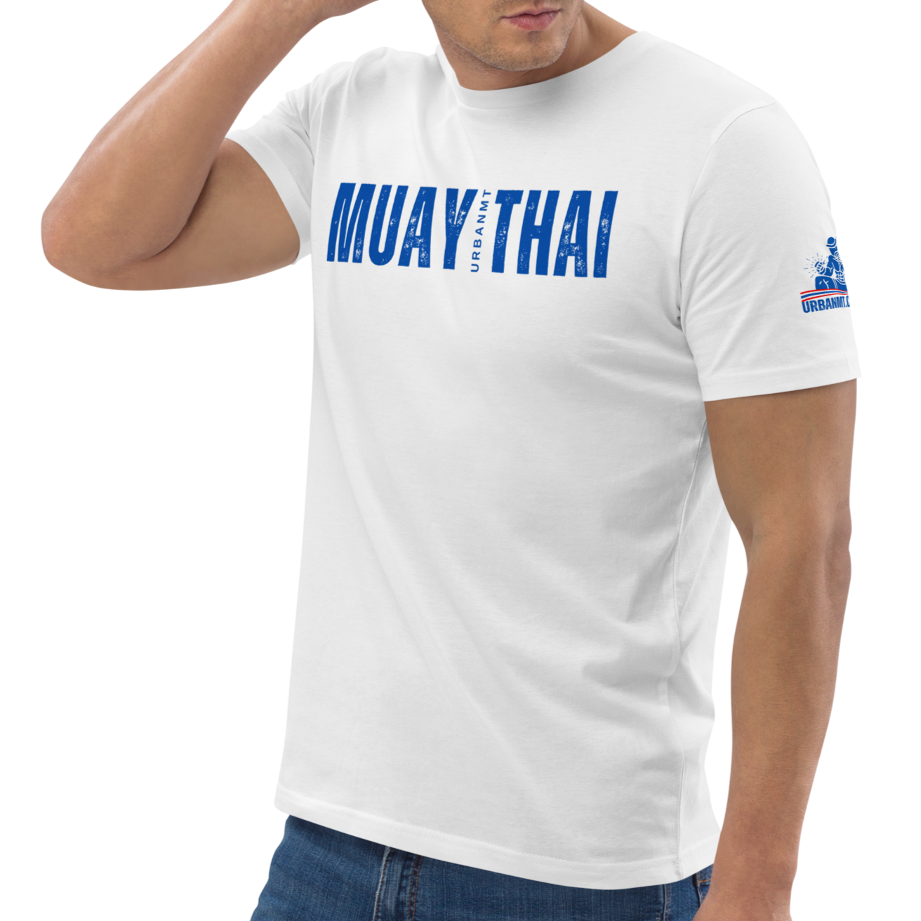 Muay Thai Regular Fit T-Shirt - White_MTUMTLB