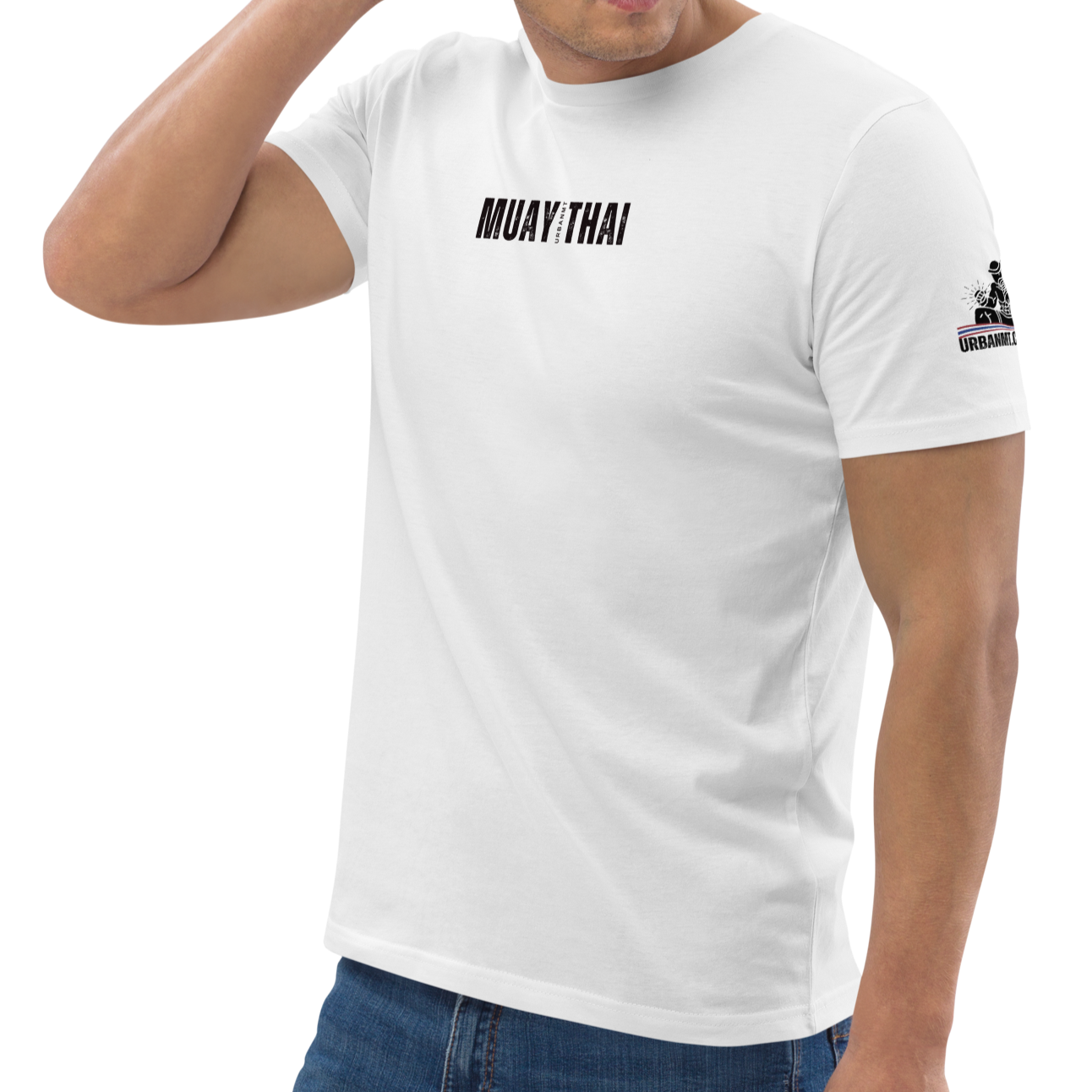 Muay Thai Regular Fit T-Shirt - White_MTUMTBV