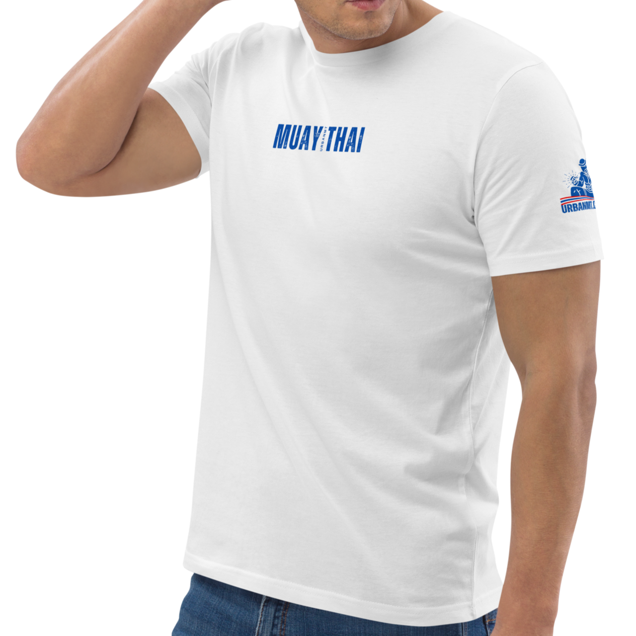 Muay Thai Regular Fit T-Shirt - White_MTUMTBBV